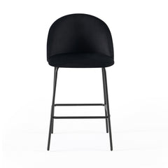 Krzesła Barowe Welurowe