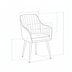 Krzesło Do Jadalni Welurowe Loft Na Złotych Chromowanych Nogach 239