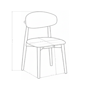 Krzesło Naturalne Drewniane W Kolorze Dębu Tapicerowane Stylowe HSC2506