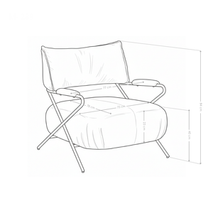 Nowoczesny fotel Forma z skóry