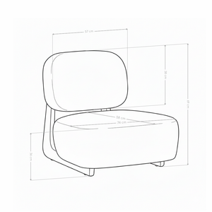 Fotel Wypoczynkowy Tkanina Premium Metalowa Podstawa Czarna Duże ZZXQY