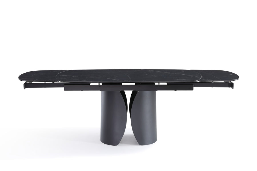 Rozsuwany prostokątny stół do jadalni ceramiczny 160(240)x90cm Ischia