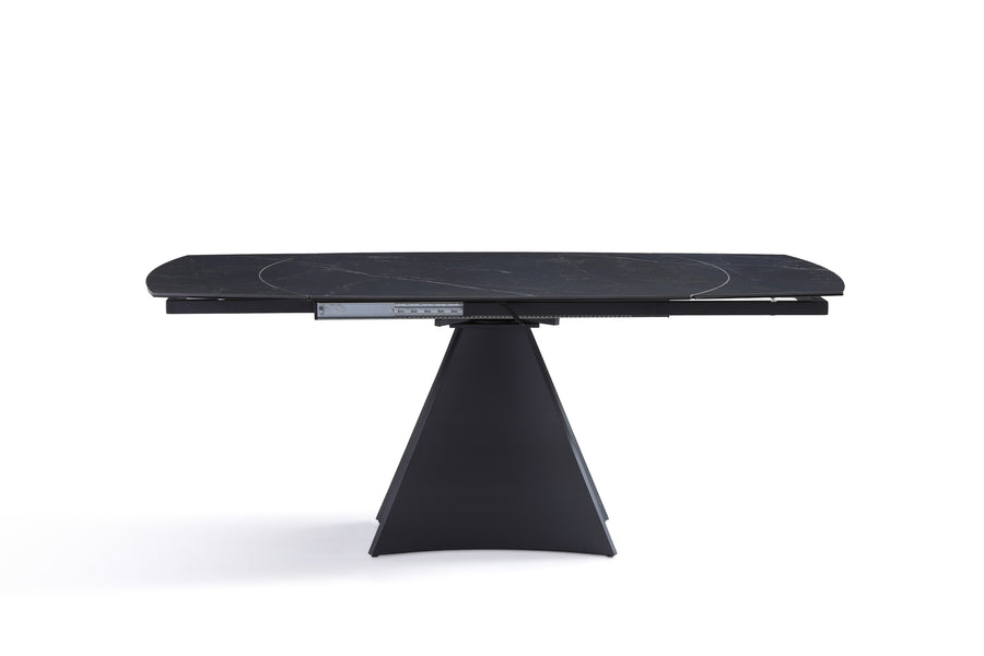 Rozsuwany prostokątny stół jadalny ceramiczny 130(190)x90cm Bellagio